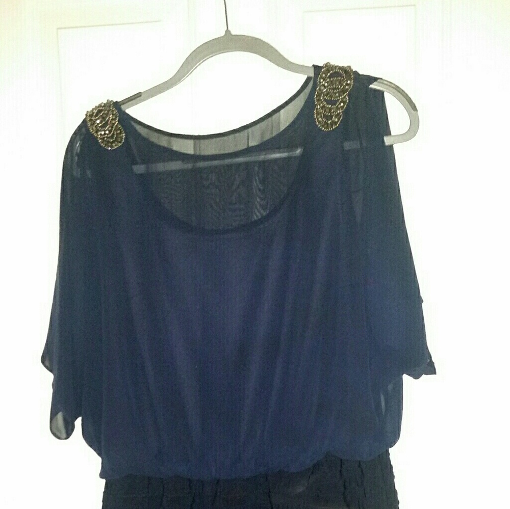 R&M Richards Navy Dress